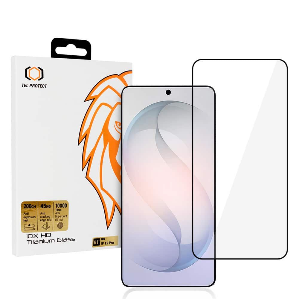 Kaljeno staklo Tel Protect 10X HD Titanium za Samsung Galaxy S26 (s otključavanjem otiskom prsta) slika 1