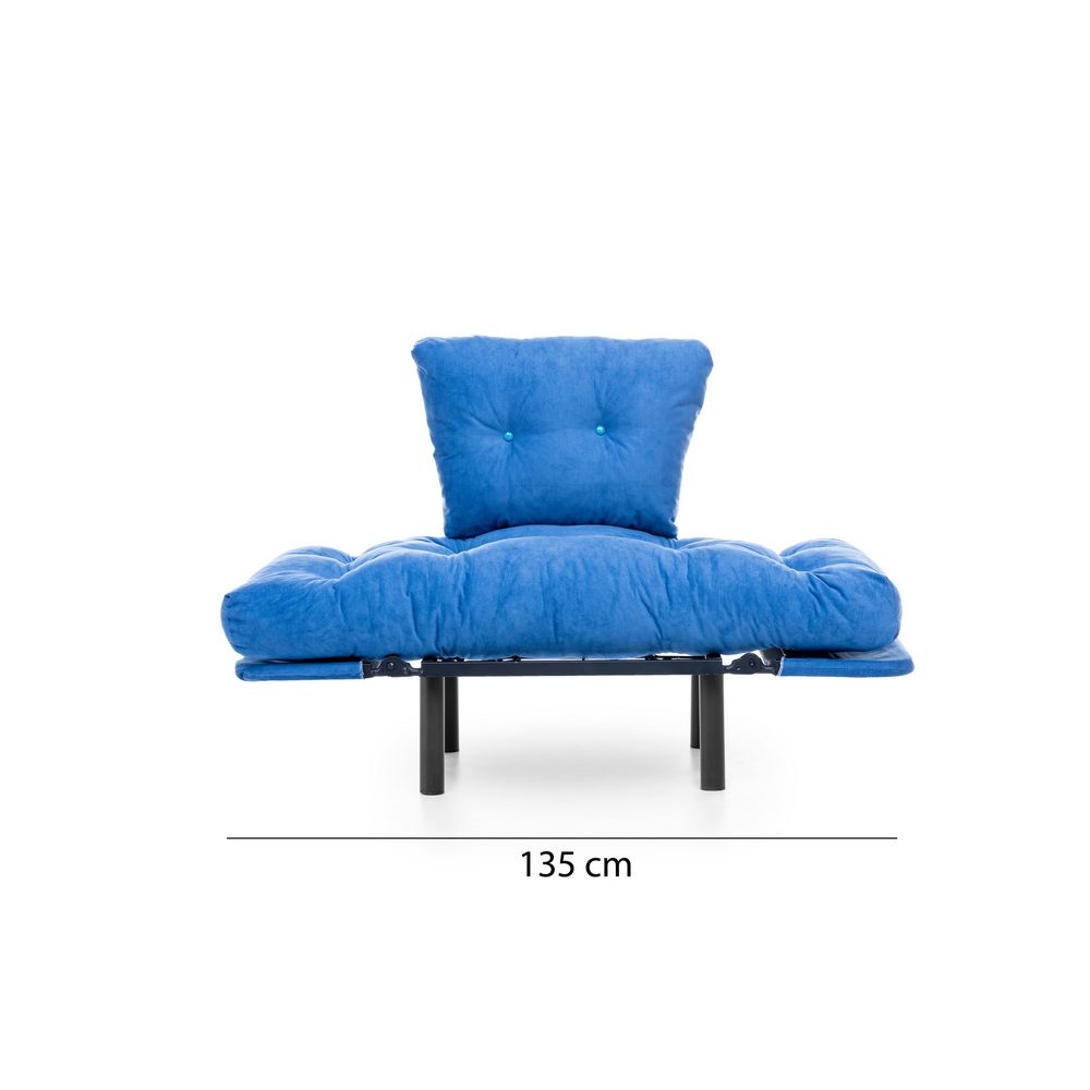 Nitta Single - Plava Fotelja Blue Wing slika 13