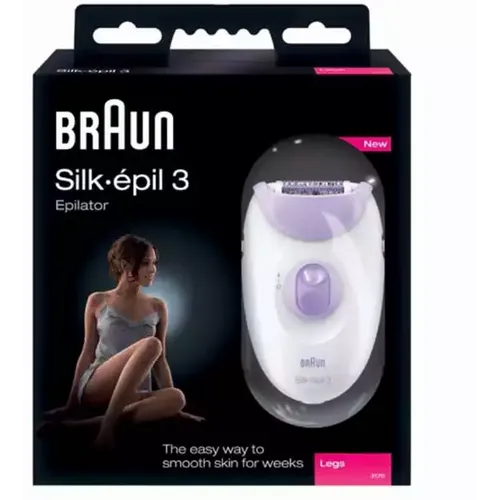 Epilator Braun 3170 Purple 20 pinceta/masažer slika 2