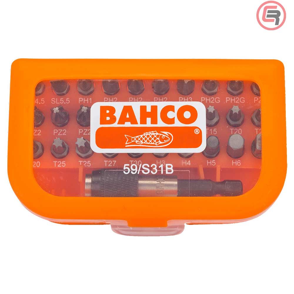 Bahco Set Bitova Ravni, Philips, Pozidriv, Hexagon, Torx 31 dijelni - 59/S31B slika 3