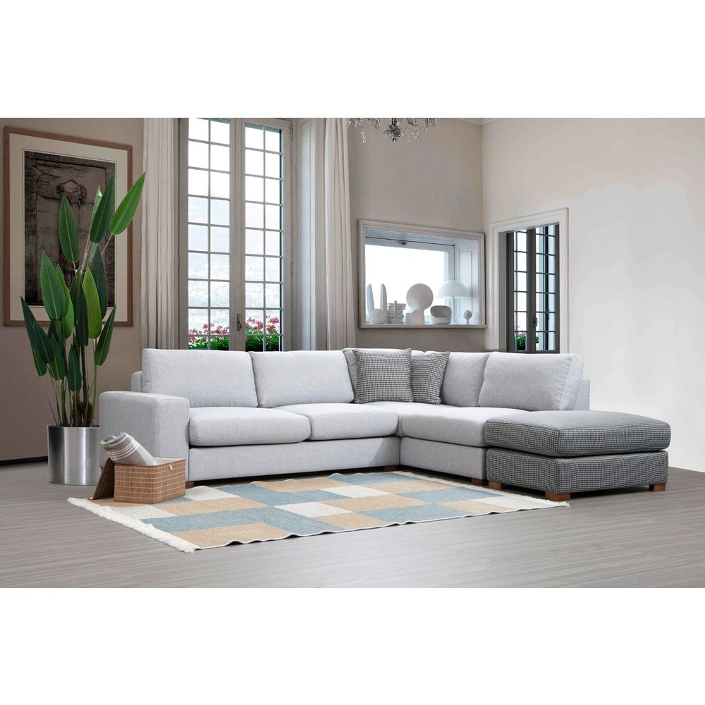 Siva Ugaona Sofa Loop 2 slika 1
