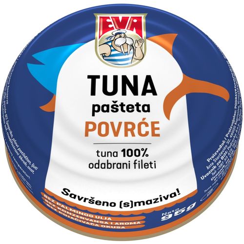 Eva Tuna Pašteta Povrće, Limenka 95g slika 1