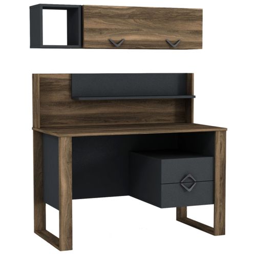 Woody Fashion Radni stol, Orah Antracit, Bumerang - Walnut, Anthracite slika 9