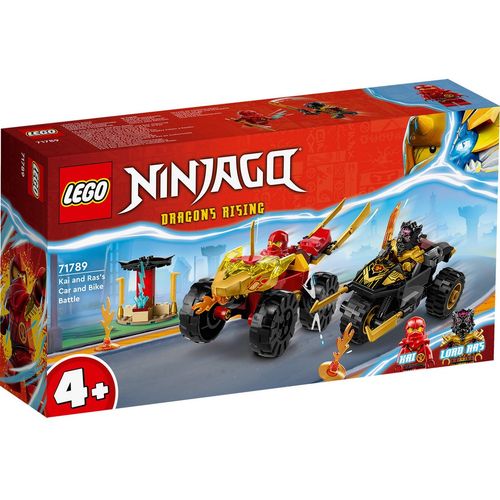 Lego Ninjago Kai And Rass Car And Bike Battle slika 1