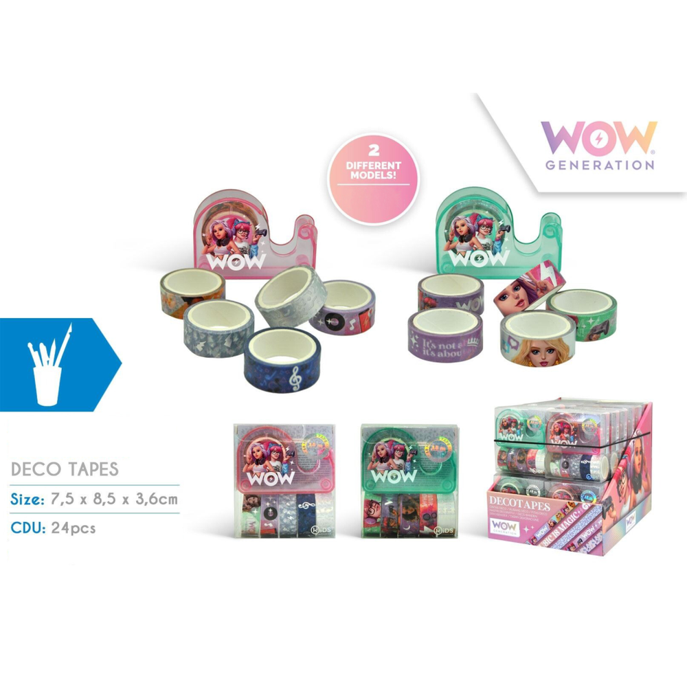 Wow Generation 00050 Set držač i dekorativna selotejp traka 18m slika 5