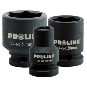 Udarni ključ 6-kutni Cr-Mo 1/2 - 30 mm PROLINE