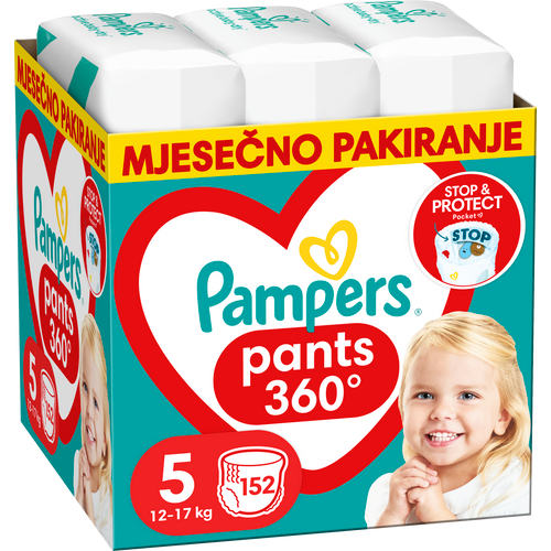 Pampers Pants pelene gaćice mjesečno pakovanje slika 2