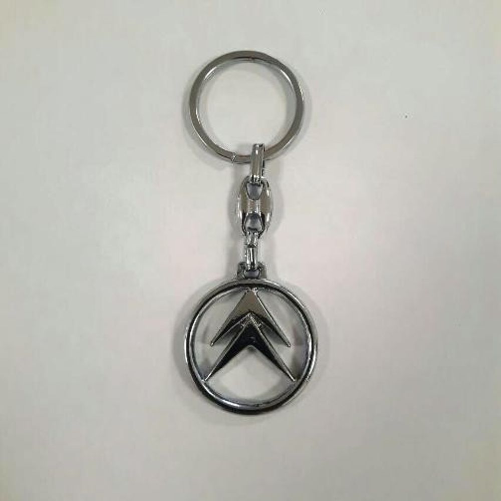 Metalni privjesak za ključ Citroën - Novi tip slika 1