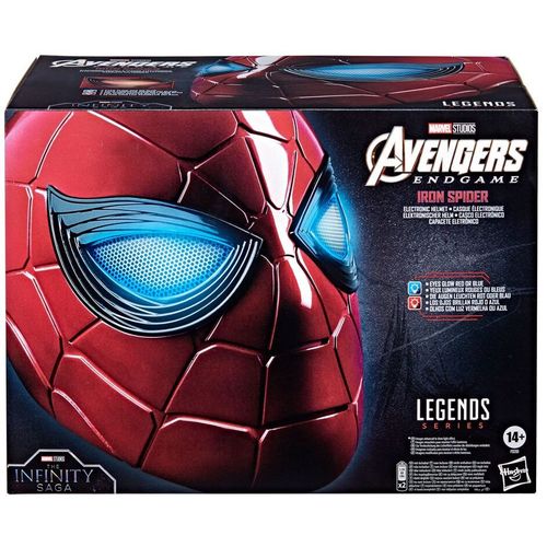 Marvel Legends Avengers Iron Spider helmet replica slika 7