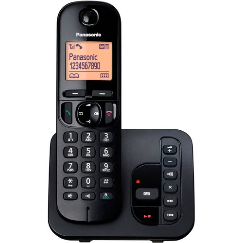 Bežični telefon Panasonic KX-TGC220FXB crni slika 1