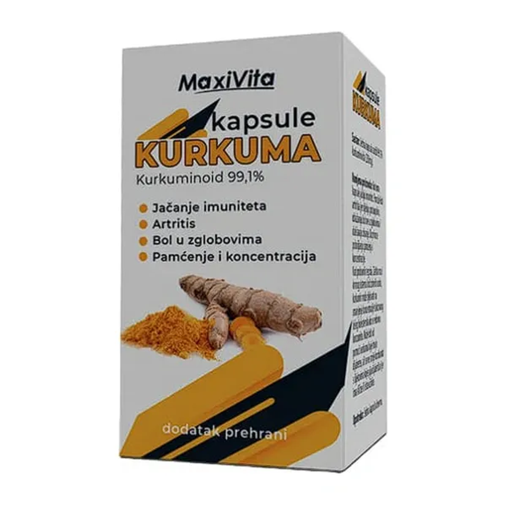MAXIVITA KURKUMA KAPSULE A 30 slika 1