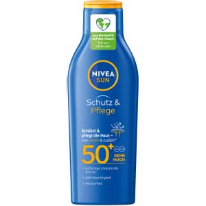 NIVEA SUN Protect & Moisture hidratantni losion za sunčanje SPF 50+, 200 ml