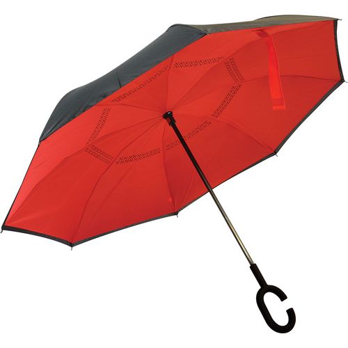 Kišobran Reverse crveni, vjetrootporan slika 1