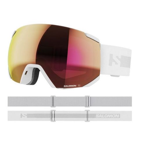 Salomon goggles Radium ML, White/Ruby slika 1