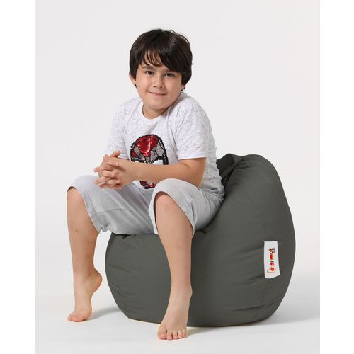 Atelier Del Sofa Premium Kid - Tamno Siva BaÅ¡tenska Fotelja od Pasulja slika 5