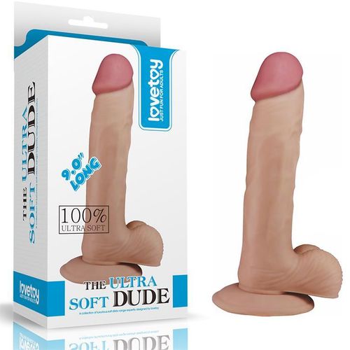 Lovetoy Ultra Soft Dude dildo 9" 22,8cm x 4,5cm slika 20