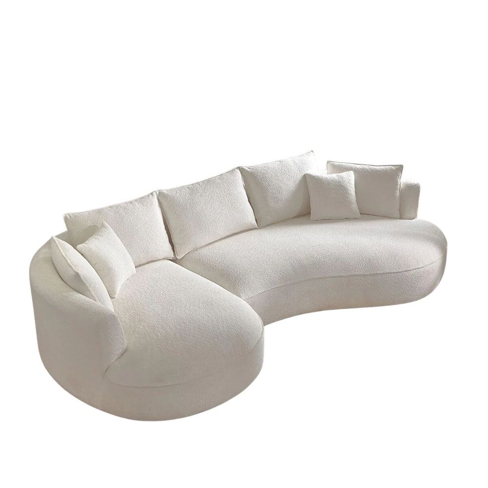 Ugaona Sofa Venedik Left - Bijela Boja slika 6