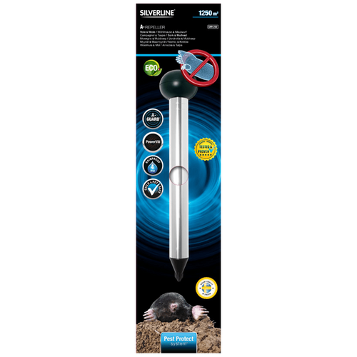 Silverline Ultrazvučni rastjerivač krtica,  1250 m² - IN 25131 slika 2