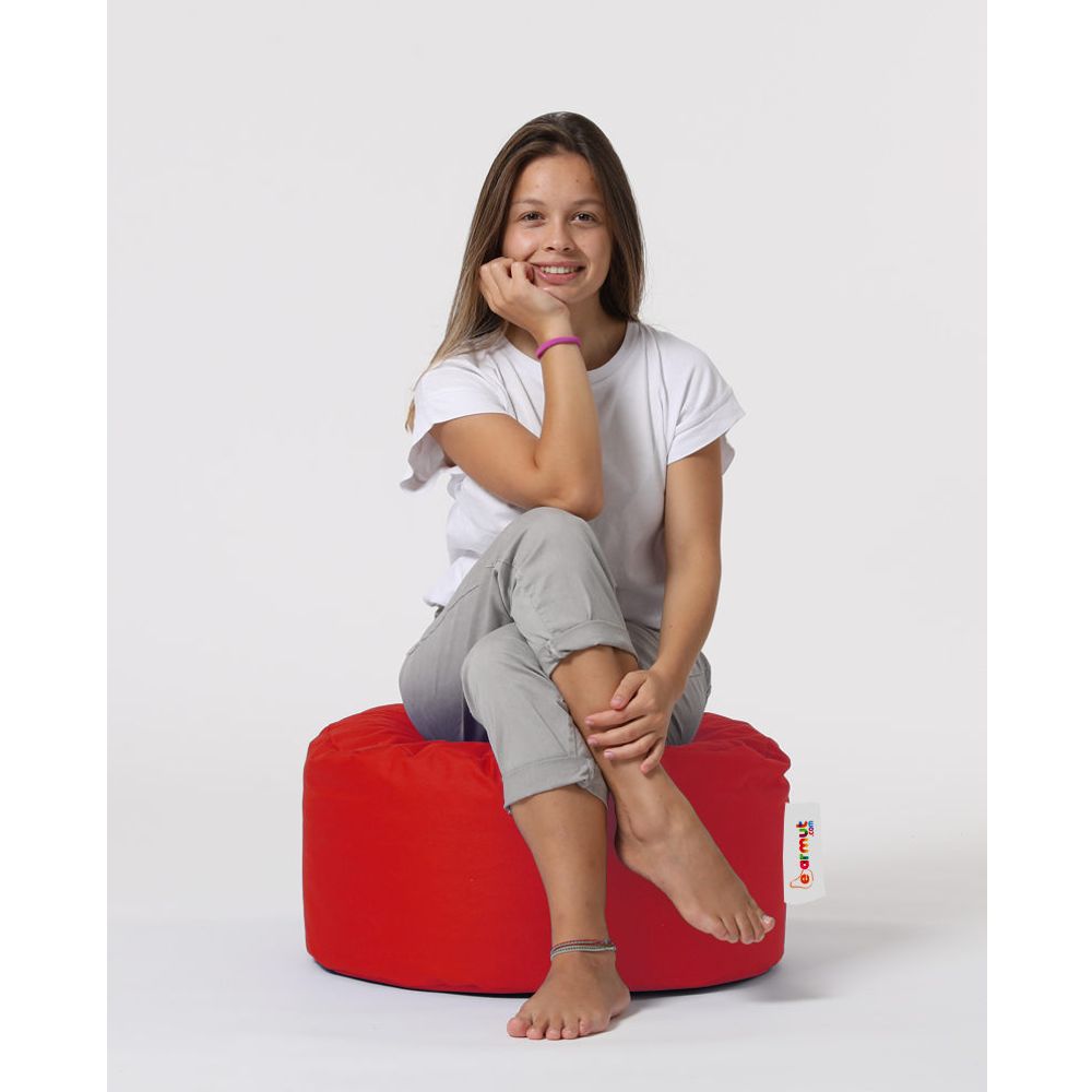Okružni Pouf - Crveni Vrt Pouffe slika 3