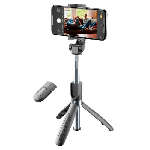 Cellularline Bluetooth selfie stick tripod crni slika 2