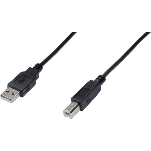 Digitus USB kabel USB 2.0 USB-A utikač, USB-B utikač 1.80 m crna  AK-300105-018-S slika 2