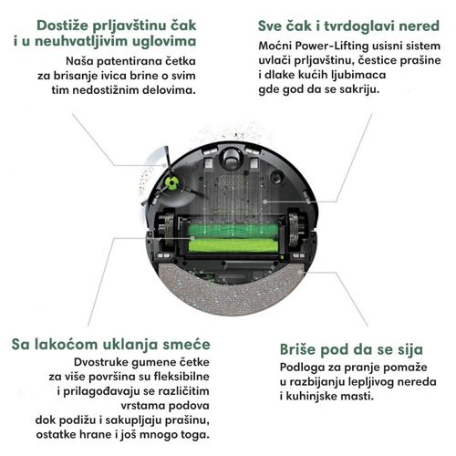 iRobot Roomba Combo J7 (c7158) Robot Usisivač i brisač  slika 13