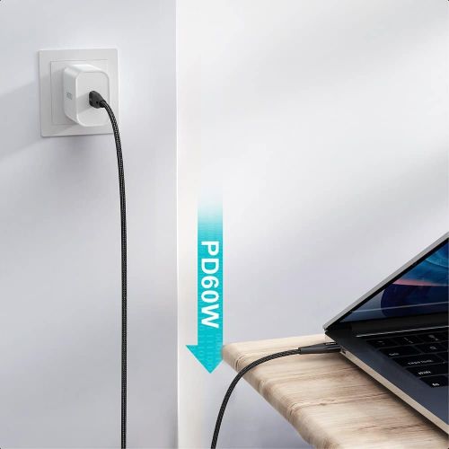 Choetech USB Type C - USB Type C podatkovni kabel za punjenje Power Delivery 60W 5A 2m slika 3