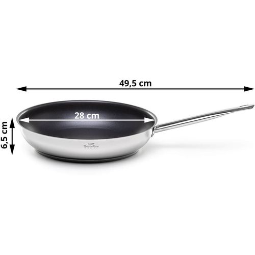 Tava od nehrđajućeg čelika Rosmarino Pour&amp;Cook - 28 cm silver  slika 4