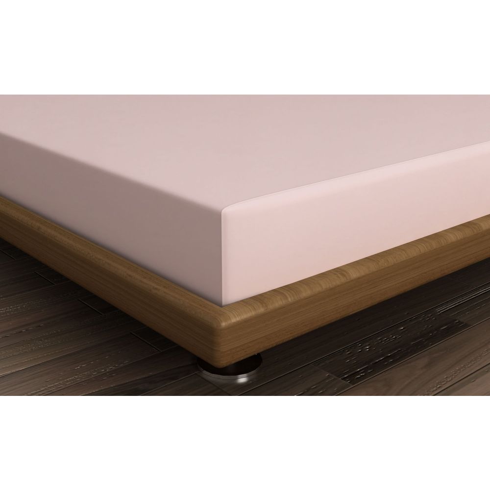 Ranforce Super King Fitted Sheet - Dusty Rose slika 2