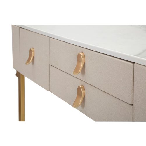 Mauro Ferretti Konzola CONSOLE 3 DRAWERS BEAUTY cm 100X40X80 slika 6