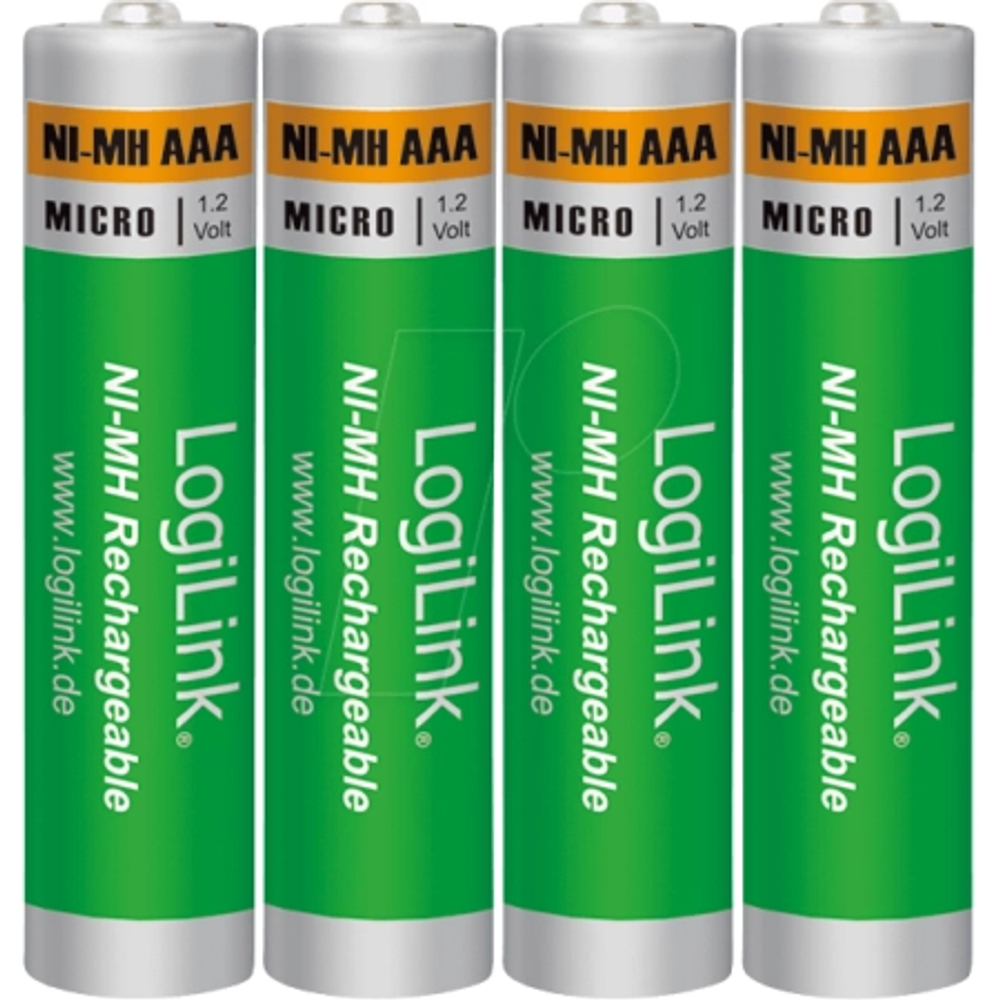 Logilink Baterije AAA Rechargeable LR03 NiMH 1000mAh 4KOM slika 1