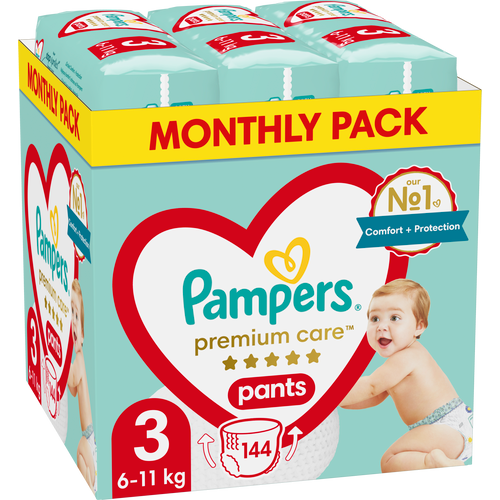 Pampers Premium Care Pants mesečno pakovanje pelena XXL slika 6