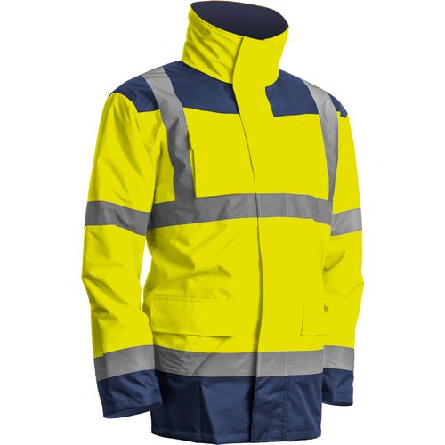 4u1 signalizirajuća zaštitna Hi-viz parka KANATA žuto-plava slika 1