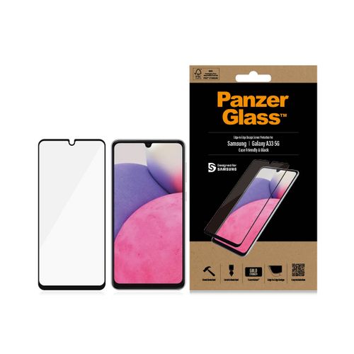 Panzerglass zaštitno staklo za Samsung A33 5G case friendly black slika 1