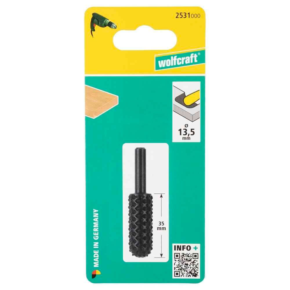Wolfcraft Turpija Cilindrična Zakrivljena fi 13,5x35/60 mm Prihvat 6,35 mm - 2531000 slika 3