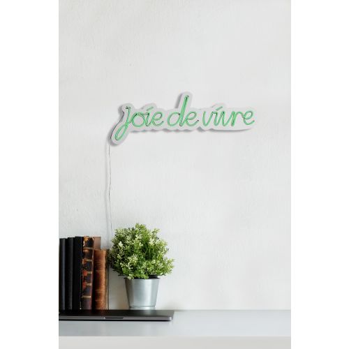 Wallity Ukrasna plastična LED rasvjeta, Joie de Vivre - Green slika 4