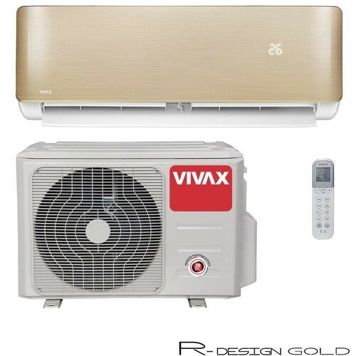 Vivax ACP-12CH35AERI+ GOLD, Inverter klima uređaj, 12000 BTU, WiFi Ready, Grejač spoljne jedinice, Zlatna boja    slika 5