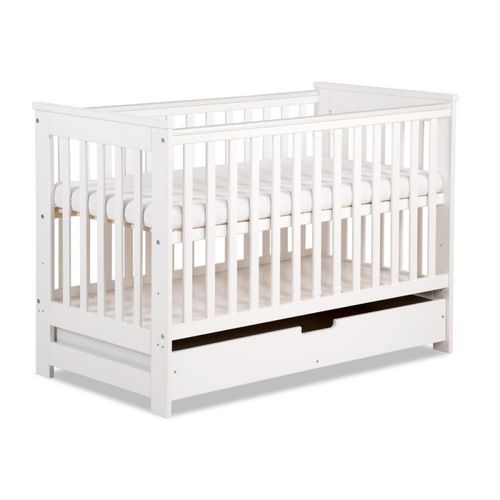 Krevetac Za Bebe Klups IWO White 120x60 slika 2