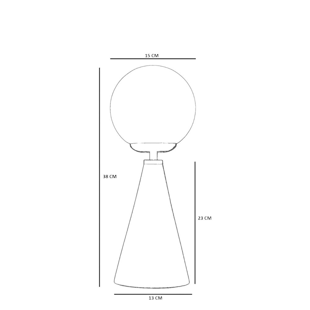 Lampa za sto 8899-2 HoneyBlackWalnut slika 5