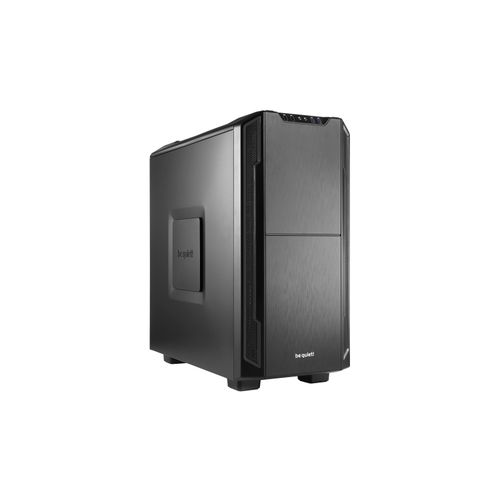 be quiet! BG036 PURE BASE 500 Metallic Gray, MB compatibility: ATX / M-ATX / Mini-ITX, Two pre-installed be quiet! Pure Wings 2 140mm fans, Ready for water cooling radiators up to 360mm slika 1