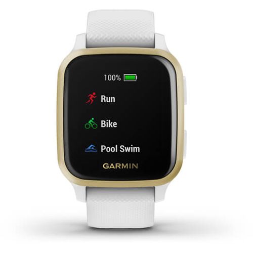 GARMIN Venu® SQ SmartWatch - White/Light Gold slika 4