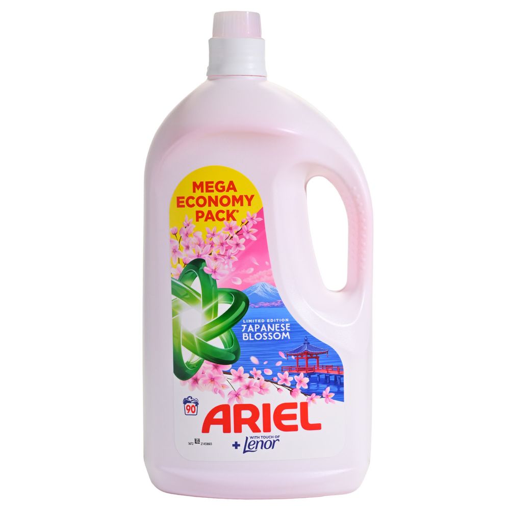 Ariel Japan tekući deterdžent, 90 pranja, 4,05 l XXL slika 1