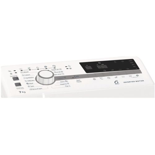 Whirlpool TDLR 7221BS EU/N Veš mašina sa punjenjem odozgo, 7 kg, 1200 rpm, Inverter, Širina 40 cm slika 4