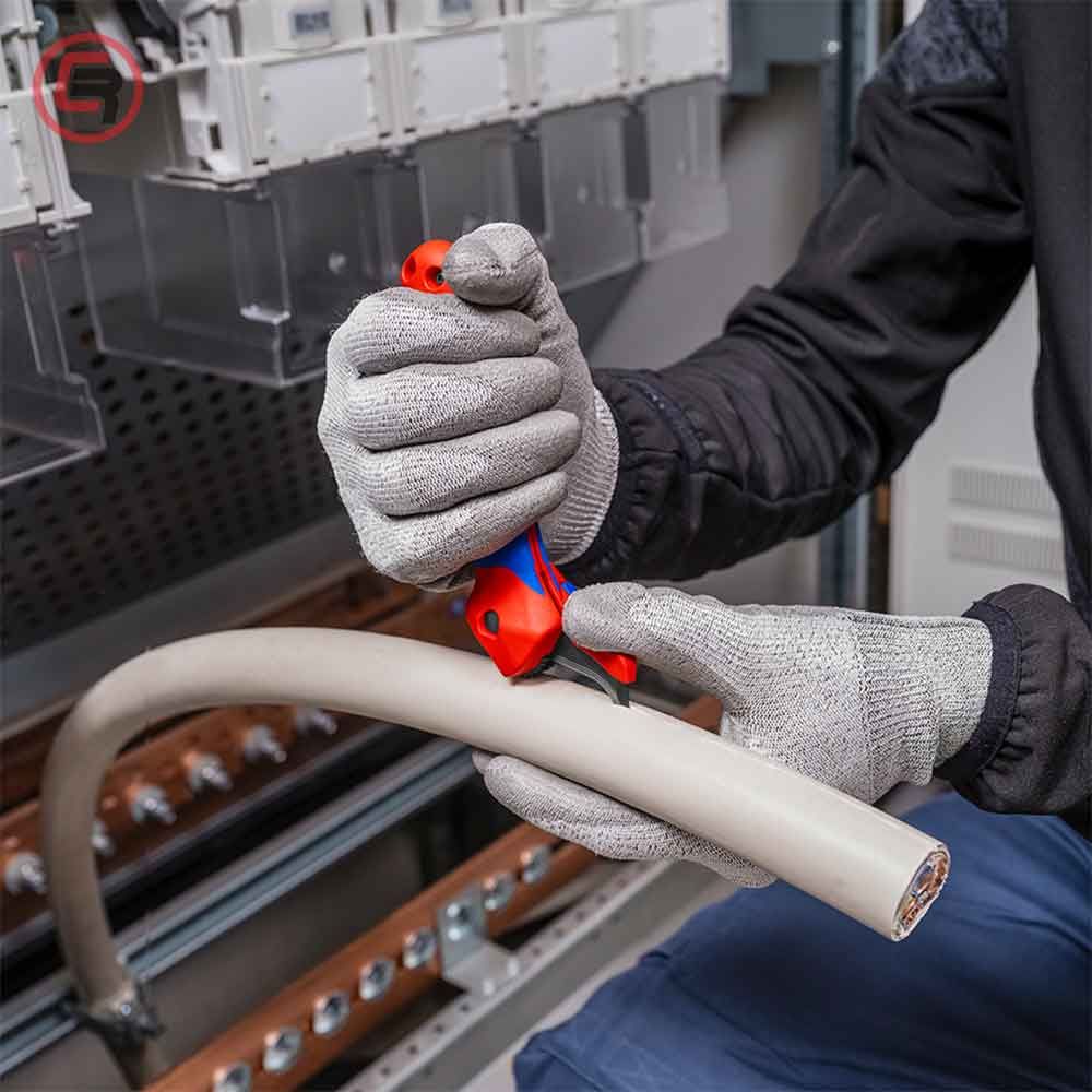 Knipex Nož Za Skidanje Izolacije Sa Kukom i Račna Funkcijom 146 mm - 16 50 145 SB slika 8