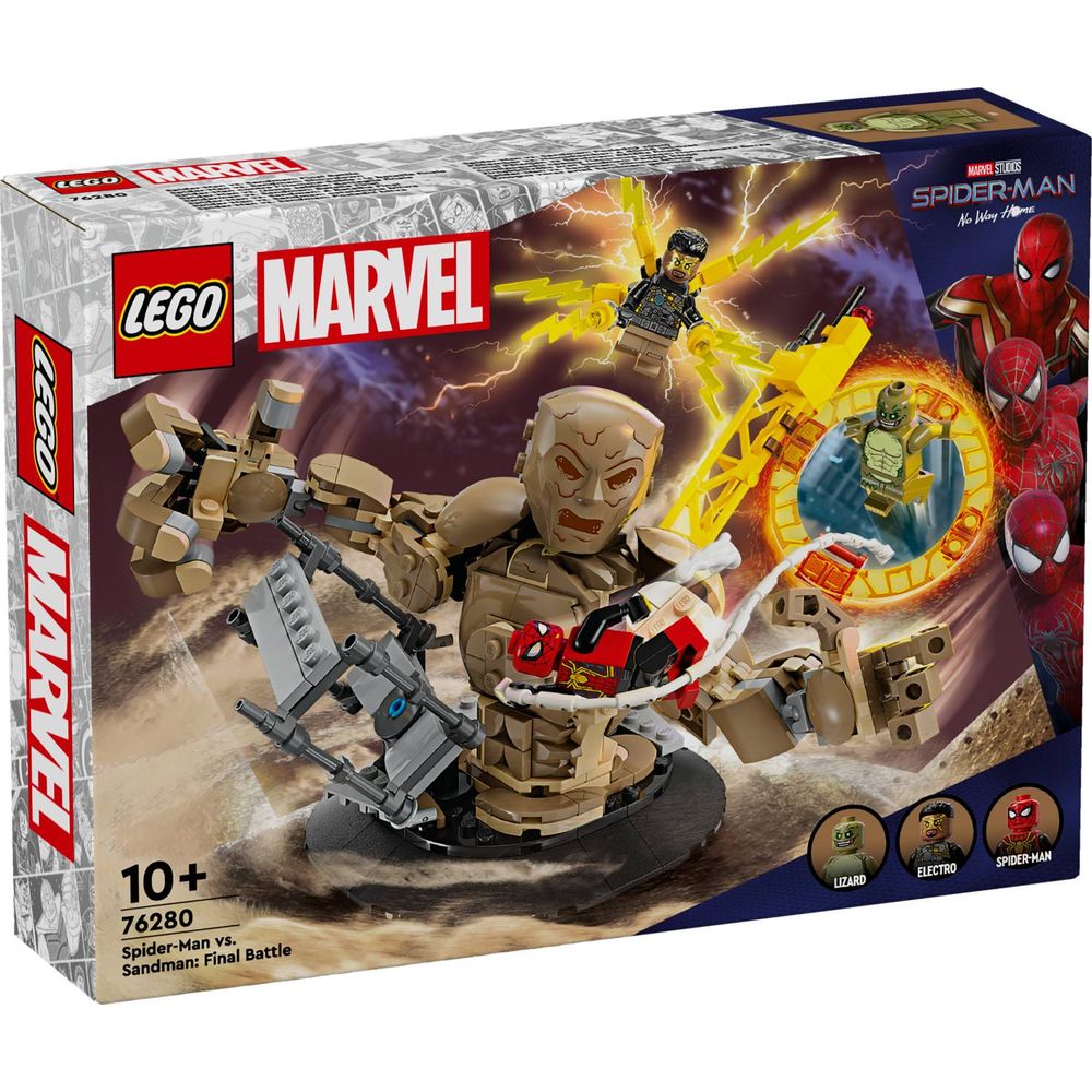 LEGO 76280 Završna bitka: Spider-Man protiv Sandmana slika 1