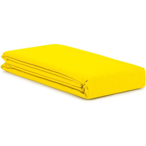 Klasična pamučna plahta Svilanit Selina yellow 140x260 cm slika 4