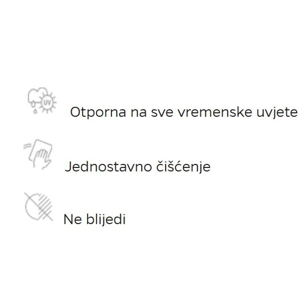 Keter set fotelja (x2) CORFU, smeđa boja, 75 x 70 x 79 cm slika 3