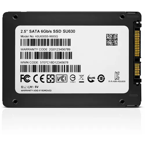 SSD 2.5 SATA3 480GB AData 520MBs/450MBs SU630SS-480GQ-R slika 2