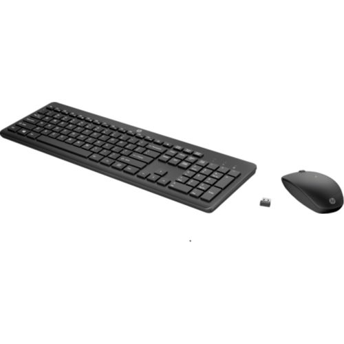 Tastatura+miš HP 230 bežični set 18H24AA crna slika 1