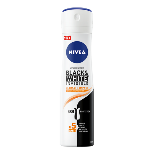 NIVEA Black&White Invisibe Ultimate Impact  dezodorans u spreju 150ml slika 1